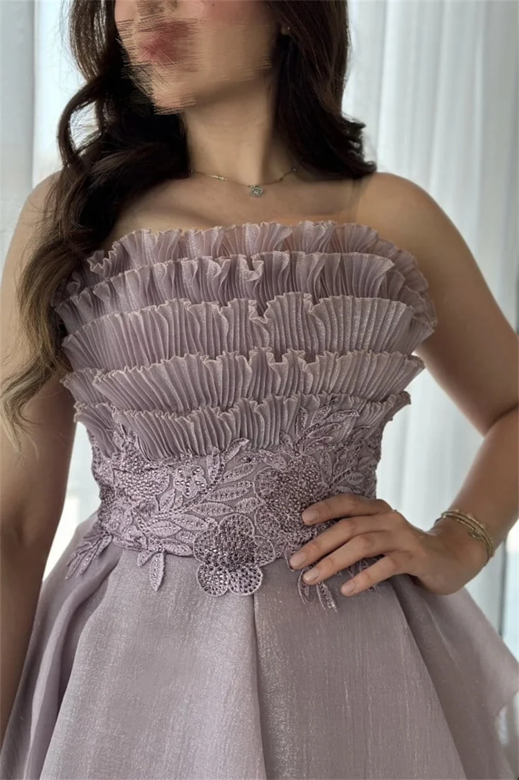 Long Evening Dresses Elegant A-line Off Shoulder Formal Dresses For Women 2024 Wave New Prom Cocktail Gown فساتين الحفلات