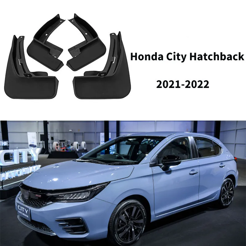 Car Mud Flaps For Honda City Hatchback 2021 2022 Mudflaps Splash Guards Mud Flaps Front Rear Mudguards Fenders Auto Accessories