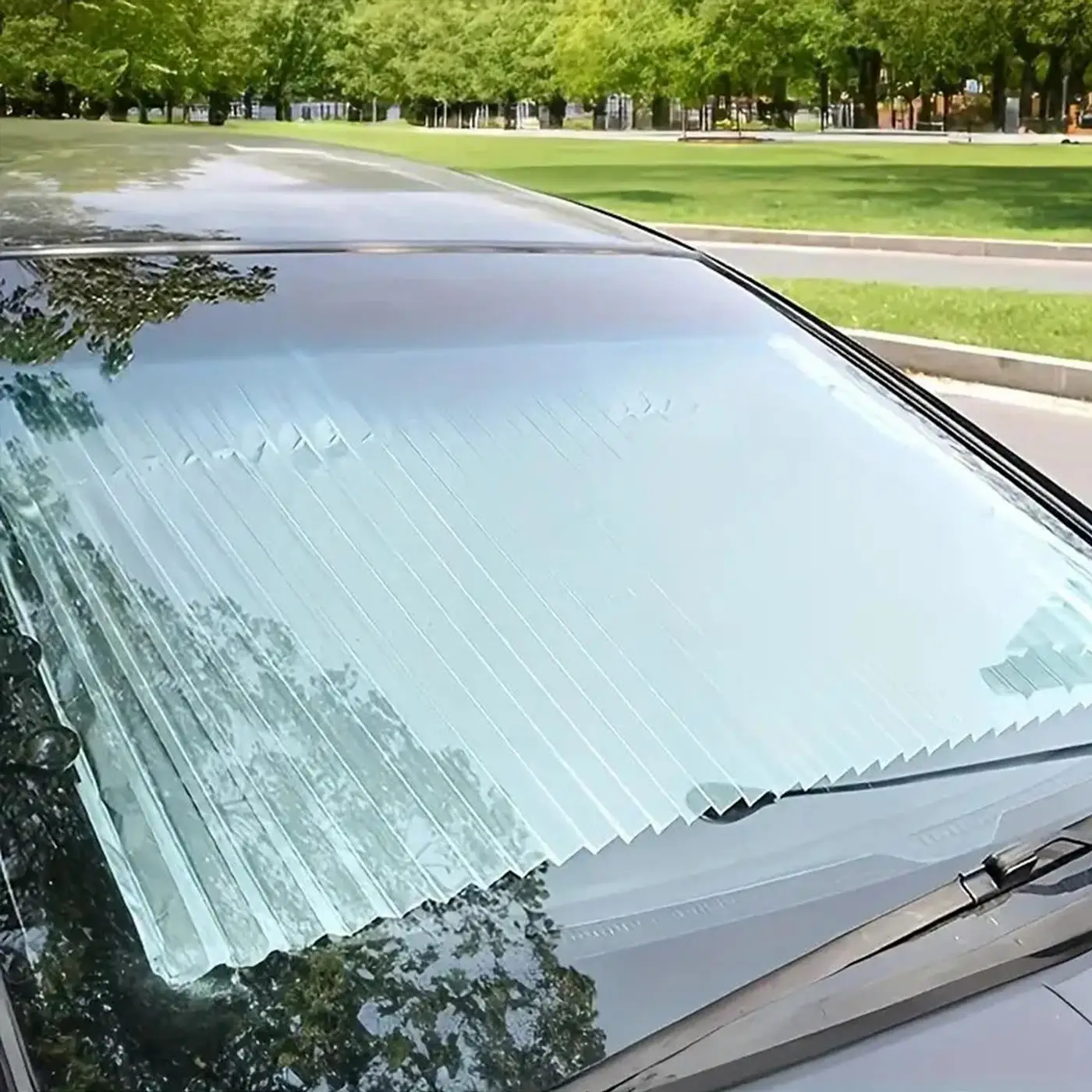 Retractable Car Sunshade 18in Rear Window Roller Blind UV Protection Aluminum Curtain Auto Sun Visor Shield Summer