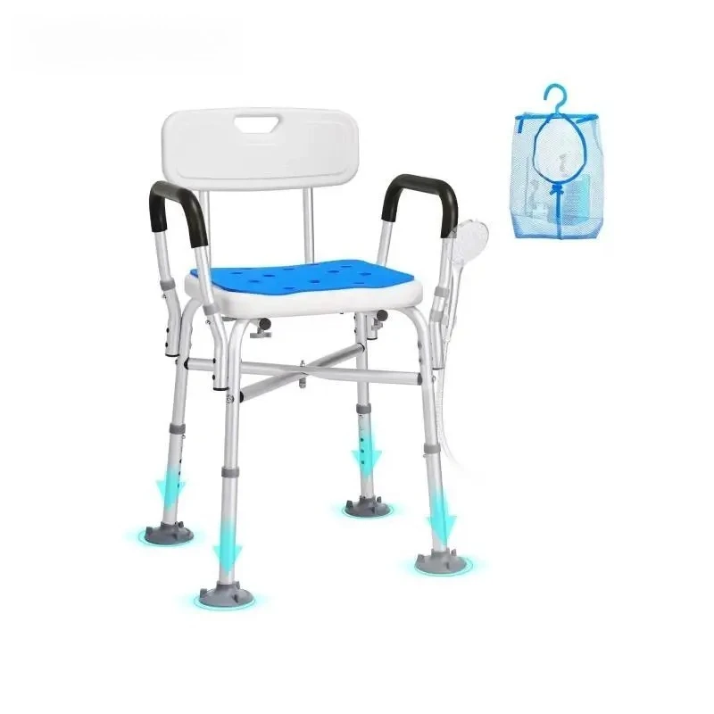 

Shower Chair Seat justable Height Bench Bath Chair for Elderly Disabled Shower Chair for Inside Shower Bathtub 400/350lb