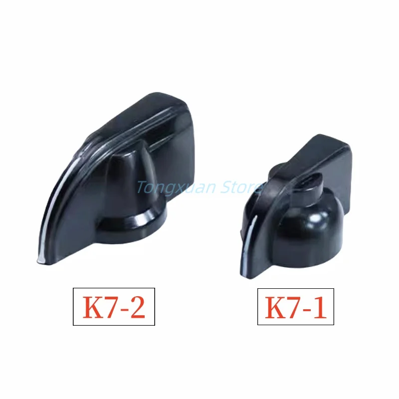 2pcs 6mm K7-1 K7-2 MF-A01 03 04 05 MF-B02 K18-3 JN32 Bakelite Chicken beaks Band Rotary Switch Knob Potentiometer Caps Black