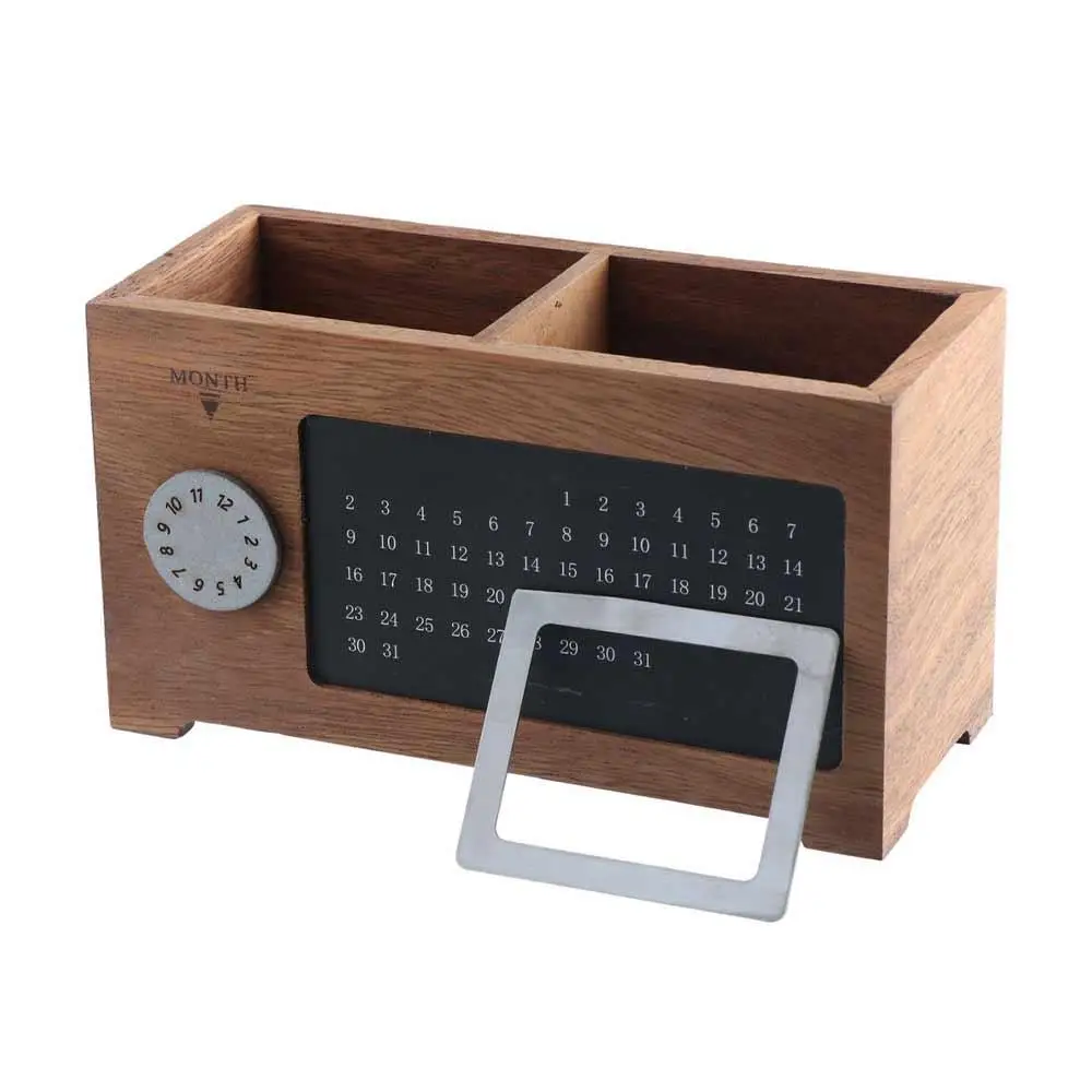 Holders Desktop Office Organizer Container Desktop Storage Box Make up Brush Holder Calendar Pen Holder Stationery Organizer