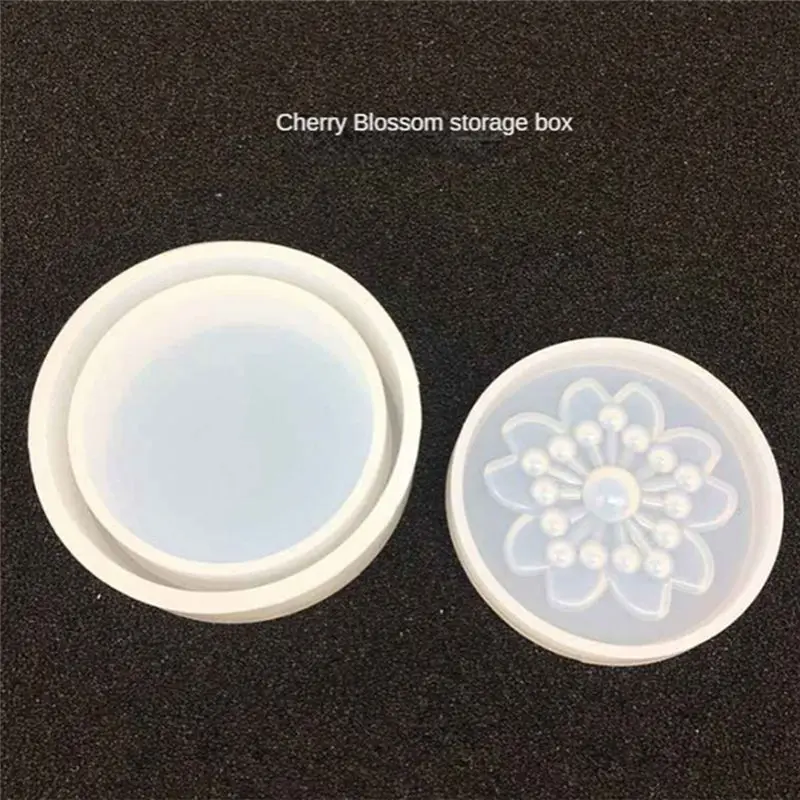 [N84R] 4PCS Resin Molds, DIY Silicone Crystal Dropper Storage Box Mold for Flowers Preservation Kit, for Beginner Resin
