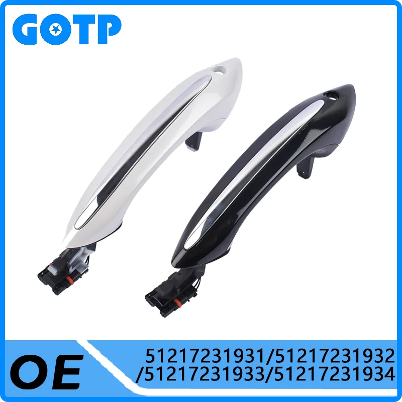 GOTP Car Front Rear Left Right Exterior Door Handle #51217231931 51217231933 51217231934 For BMW F18 F01 F07 F04 F10 F11 F12 F06