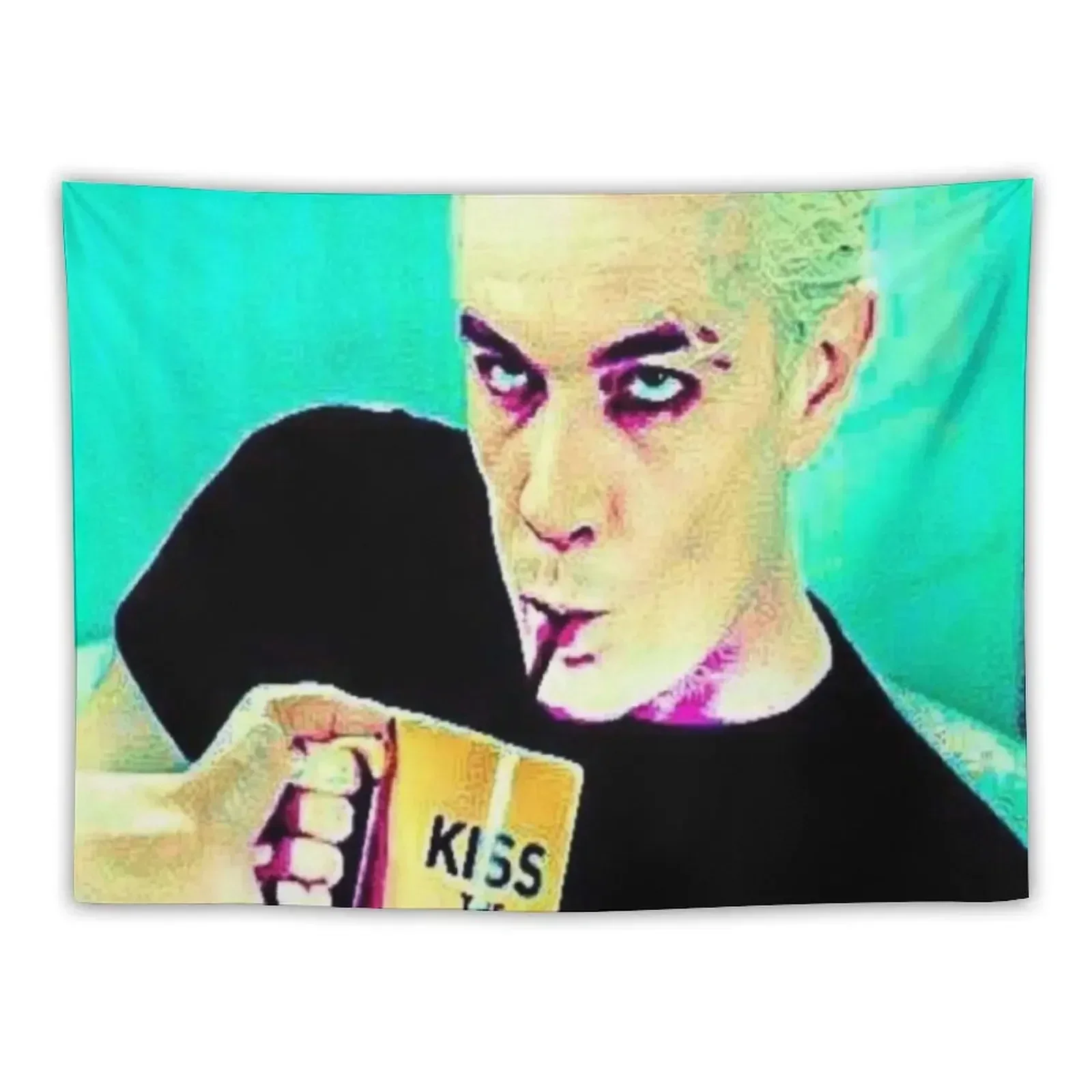Kiss The Librarian Tapestry Room Decorator Carpet Wall Tapestry