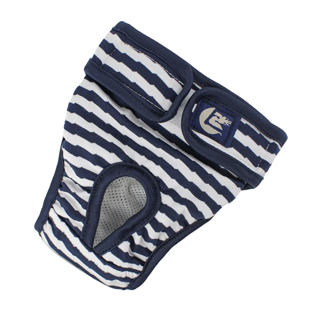 

Cotton Pet Diaper Dog Physiological Pants Stripe Diapers for Dogs Panties Apparel