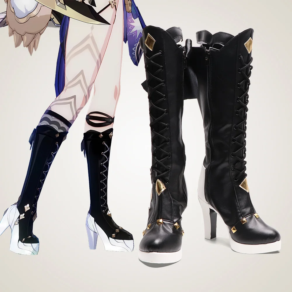 

Game Honkai Impact 3 Reverie-Pardofelis Boots Cosplay Long Boots Shoes Women/Men Boots Halloween Clothing Accessories Shoes