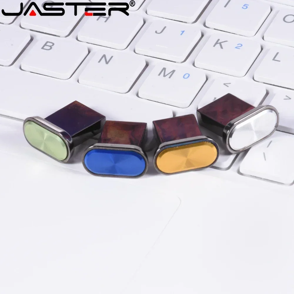 Mini Metal Memory Stick 128GB High Speed USB Flash Drive 64GB Button Pen Drive 32GB Real Capacity Usb Stick 16GB Business Gift