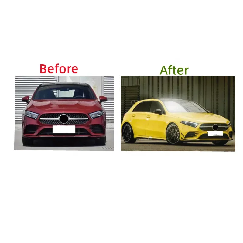 

Factory Price Body Kit A45 For W177 Modified To A45 Hatchback And Sedan Bumper With Grill 2019-2021