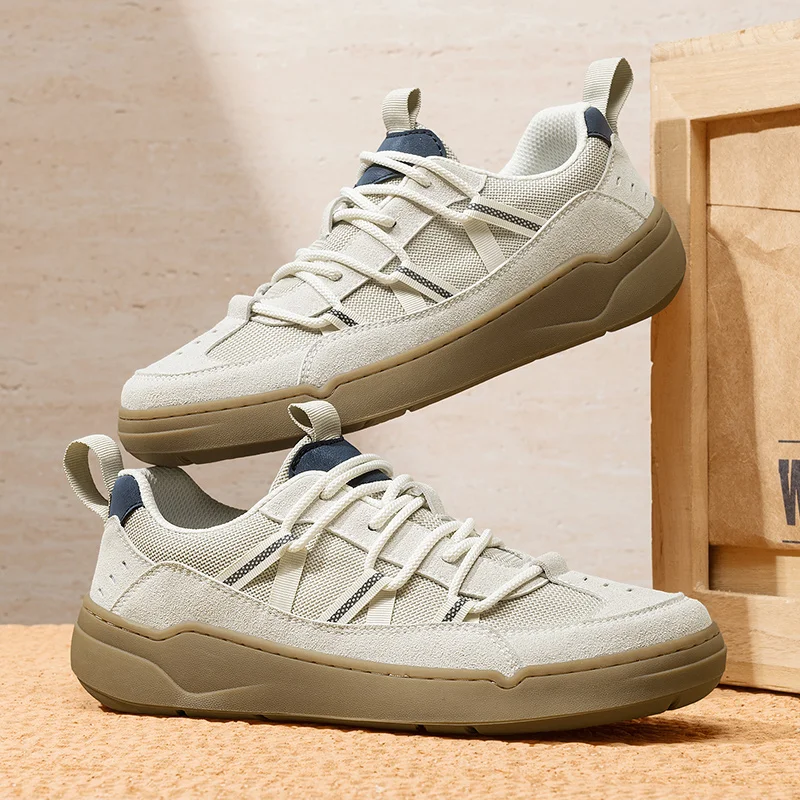 

High Quality Men's Casual Shoes Mesh Breathable Sneakers Men Lightweight Walking Shoes Tennis Skateboard Shoes Male Loafers