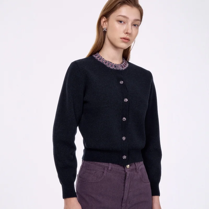 Ele вязаный тяжелый рабочий свитер ручной работы Ne однотонный свитер пальто корейский Sle женская модная осенняя верхняя одежда 5695