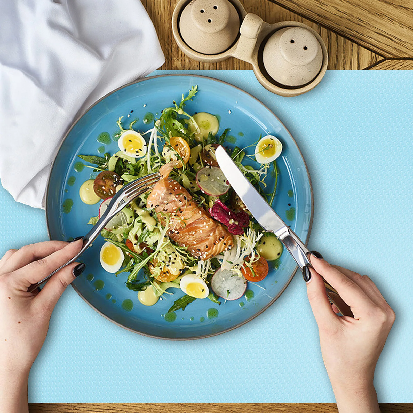 

6Pcs Washable Anti-Slip Refrigerator Liners Cuttable Drawer Mat for Kitchen Cabinet Fridge Pad Water Resistant Shelf Liner