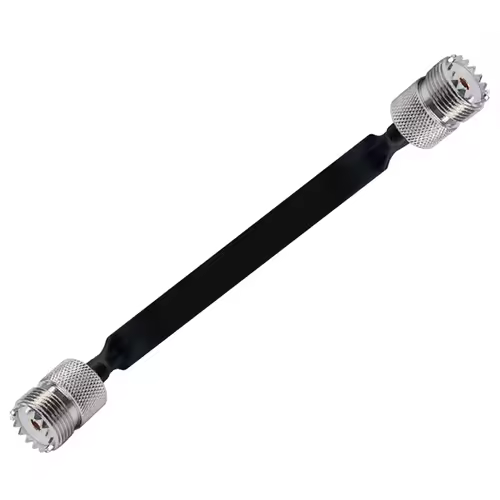 Window/Door Pass Through Flat RF Coaxial Cable SO239 UHF Female to UHF Female Male  PL259 50 Ohm RF Coax Pigtail Extension Cord - Image 7