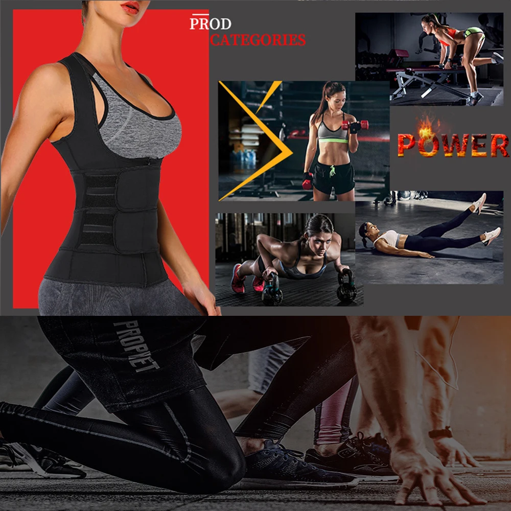 女性用ネオプレンサウナトップ、減量用ジッパーウエストトレーナ - Sweat Waist Trainer Belt Neoprene のレビューと価格