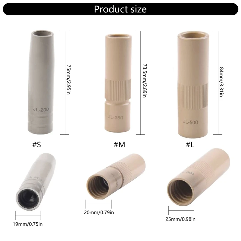 Buzer soudage à chaleur Buzer antiadhésive Sleeve Contact Conseil Bouche Y5GA