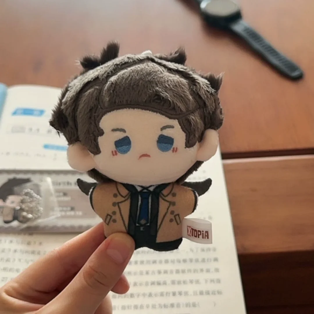 Supernatural Exorcism Hunting Series Cotton Doll Dean Winchester With Official Birth Card Plush For Collection And Fans view 3