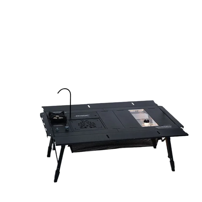 3.5 unit table IGT set camping table, folding storage table aluminum alloy table
