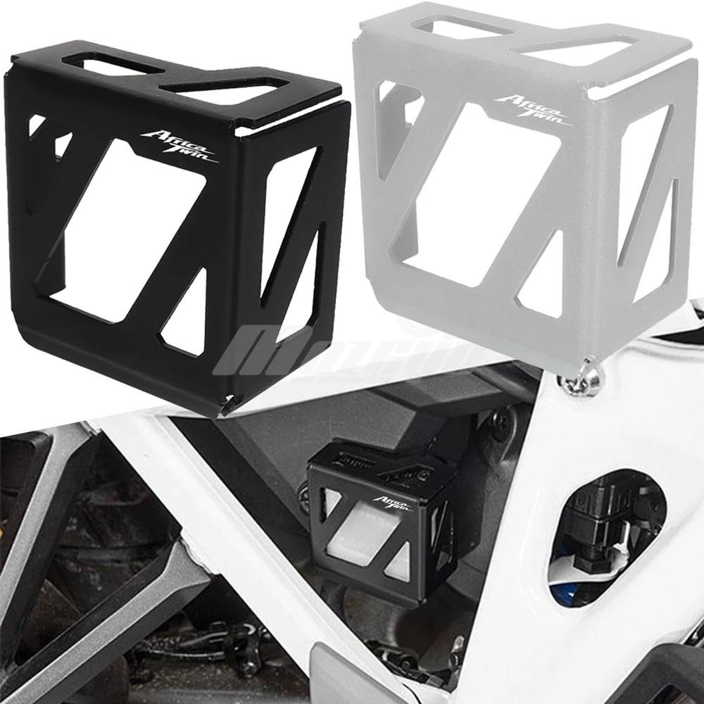 

For HONDA CRF1100L AFRICA TWIN CRF 1100 L Africa Twin Adventure Sport 2019-2024 2025 Rear Brake Fluid Reservoir Guard Tank Cover
