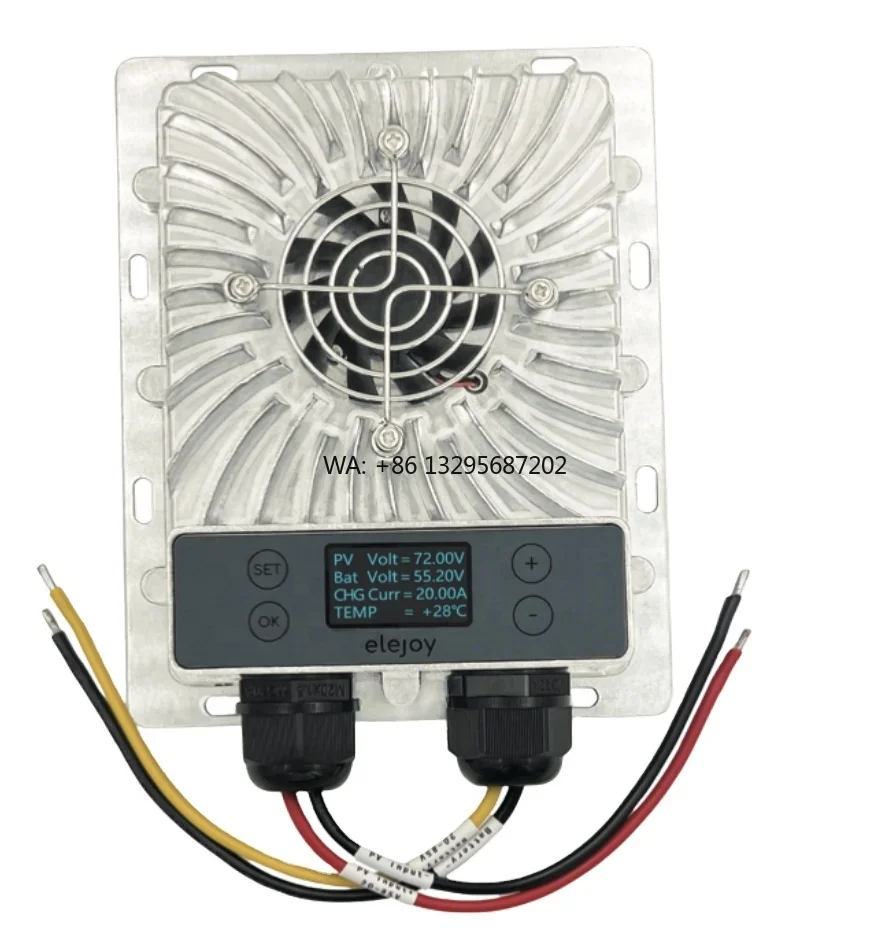 

ELEJOY EMX20A 1200W Adjustable MPPT Solar Charge Controller 99% Smart Buck Boost LED Display Battery Charger CE Approved