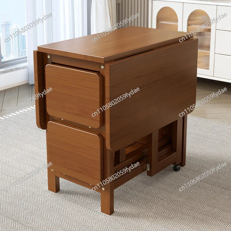 

Складной мобильный обеденный стол для небольших квартир, прямоугольный, экономит место