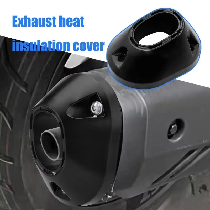 

G7NA High Temperature Resistant Anti Burn Exhaust Pipe Decoration Covers Guard Suitable For CLICK160 Model Heat Resistant ABS