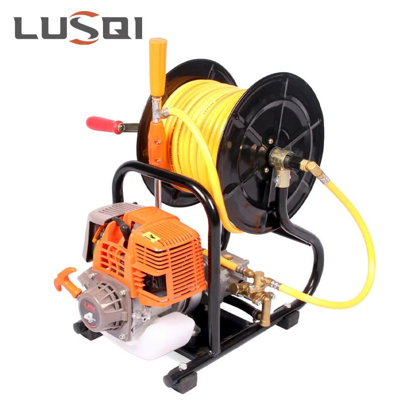 

LUSQI Sprayer 139F Gasoline Engine High Pressure Pump 4 Stroke Petrol Agriculture Sprayer Garden Watering Field Irrigation