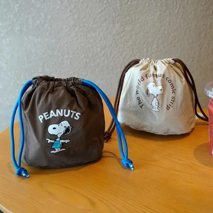 Neue Modische Beliebte Niedliche Cartoon-Snoopy-Reisetasche mit Großer Kapazität, Damen-Gepäcktasche, Damen-Umhängetasche, Faltbare Fitnesstasche – Detail 5