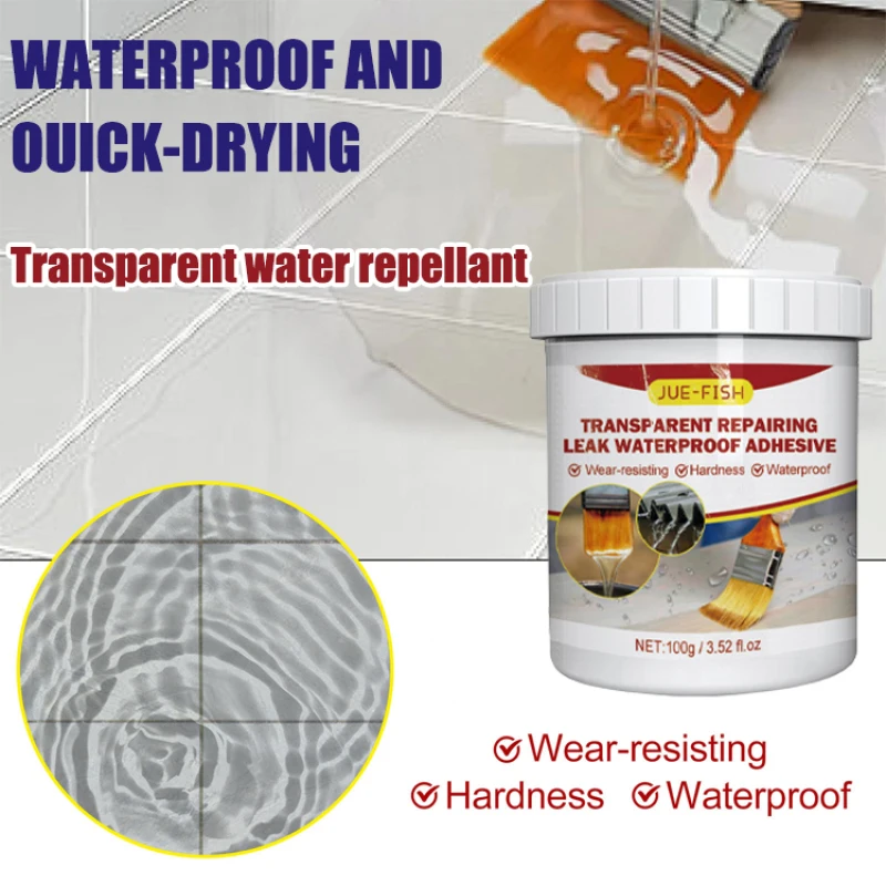 Waterproof floor penetration type adhesive coating