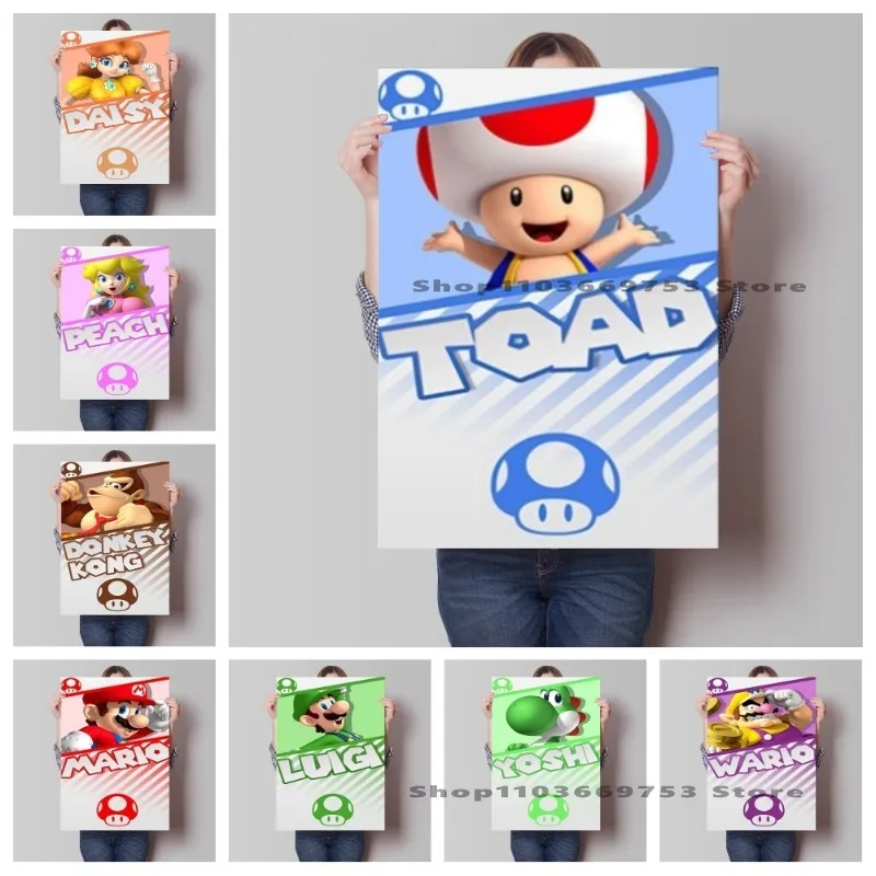 Anime Pokemon Decorazione della casa Tela Pittura Anime Figura Squirtle Gengar Pikachu Charmander HD Poster Wall Art Immagini Regali