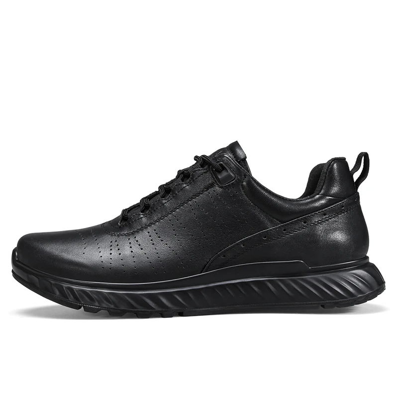 HUMTTO Sneakers for Men Luxury Designer Trail Running Shoes Men\'s Breathable Sport Mens Tennis Black Leather Casual Man Trainers