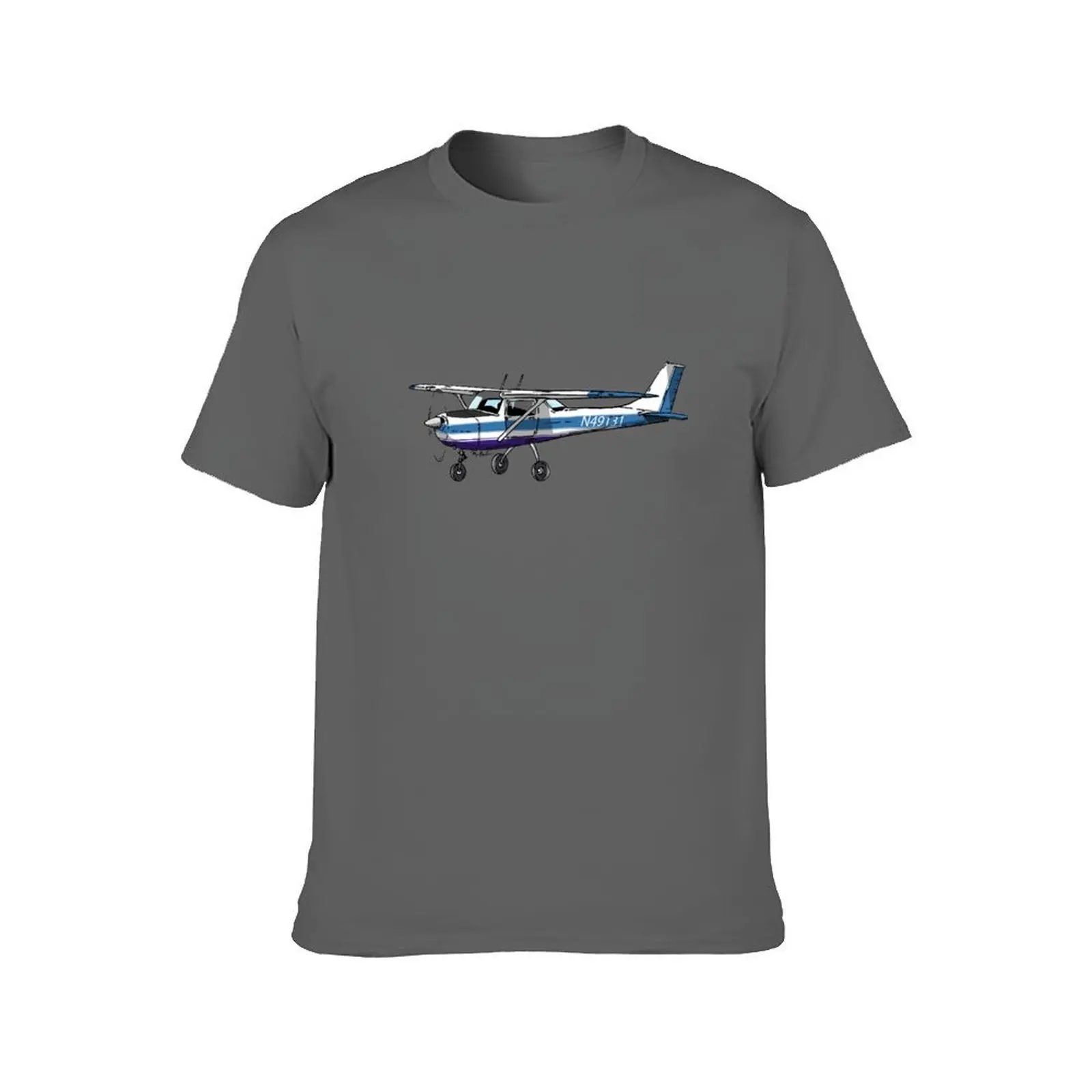 Cessna 152 N49131 T-Shirt street wear anime clothes graphics mens workout shirts