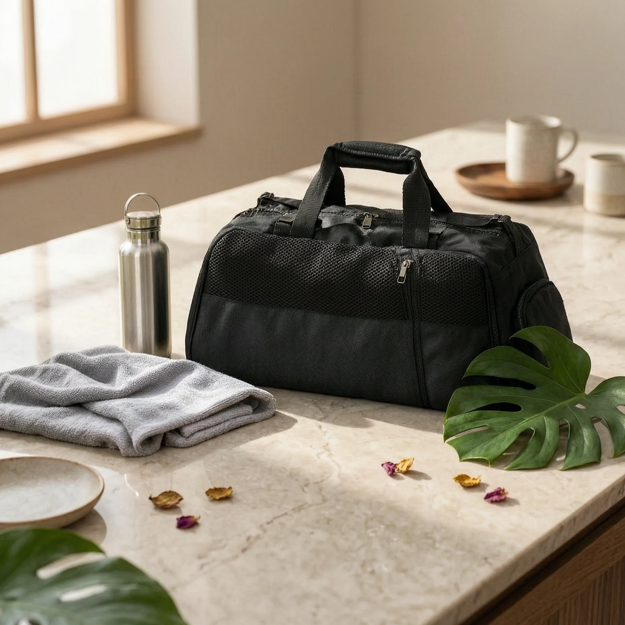 Backpack Duffel Bag Multifunctional Duffel Bag with Shoe Compartment Organized Heavy Duty for Travelers, Weekend Trips