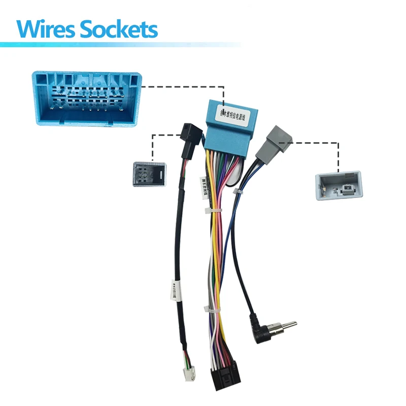 Radio Wiring Harness 16 Pin Connector Cable Adapter for Suzuki Grand Vitara Honda CRV Accord Civic Acura MDX RDX