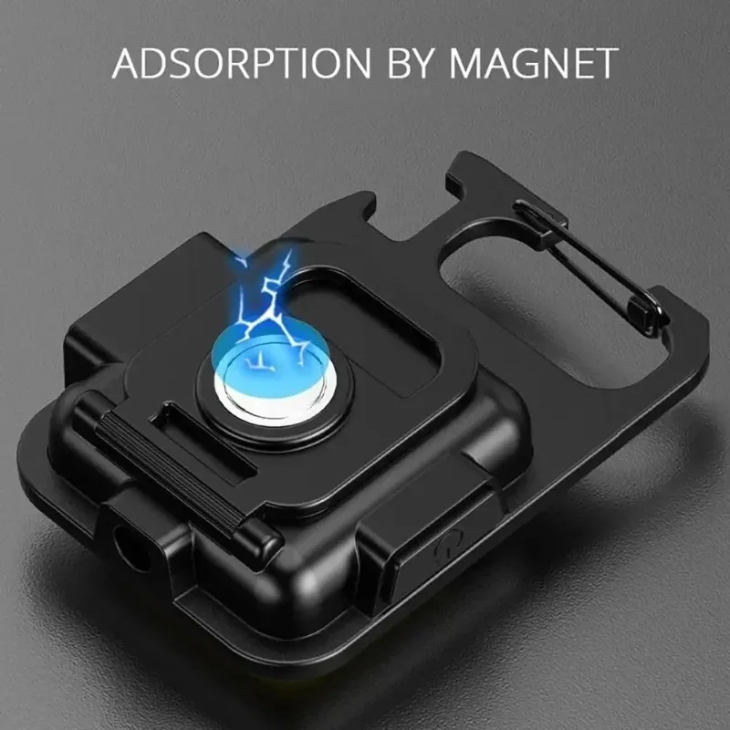 Mini LED Keychain Light USB Rechargeable Ultra Bright COB Portable Pocket Lamp for Camping Car Emergency Home Repair