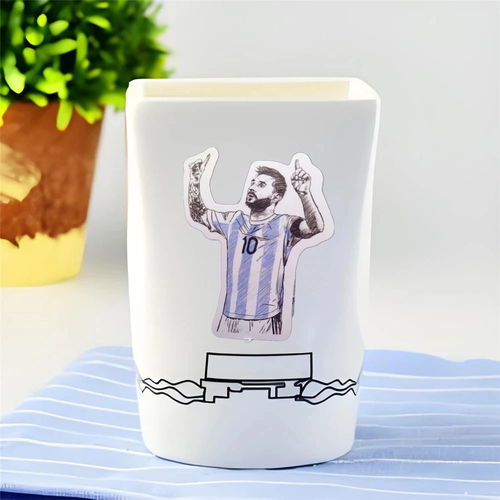 Fan Club Bar Bedroom Living Room Decoration Office Home Self Adhesive Wall Stickers Messi Event Highlights Stickers No Repeat