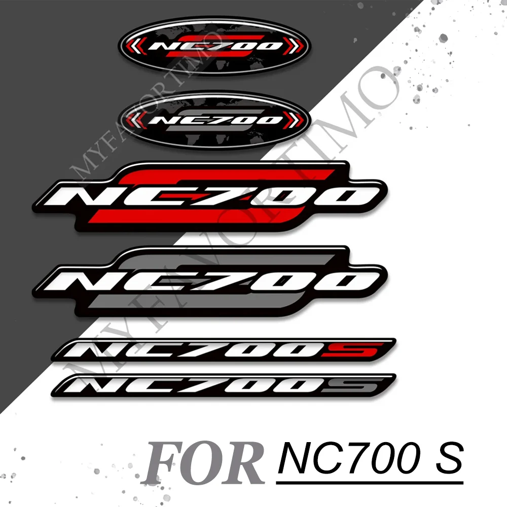 NC700S Stickers Windshield Windscreen Decals Helmet Protector Fairing Emblem Badge Motorcycle Tank Pad For Honda NC 700 S