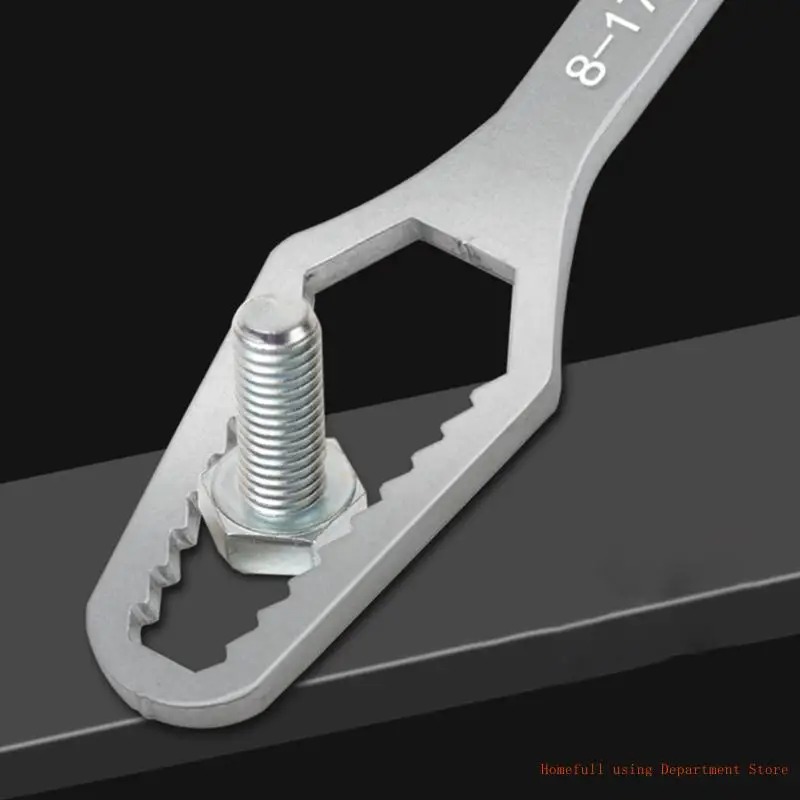 

6-25mm/3-17mm Torx Wrench Double-ended Self-tightening Adjustable Wrench Tool for Outdoor Home Car Repair Tool