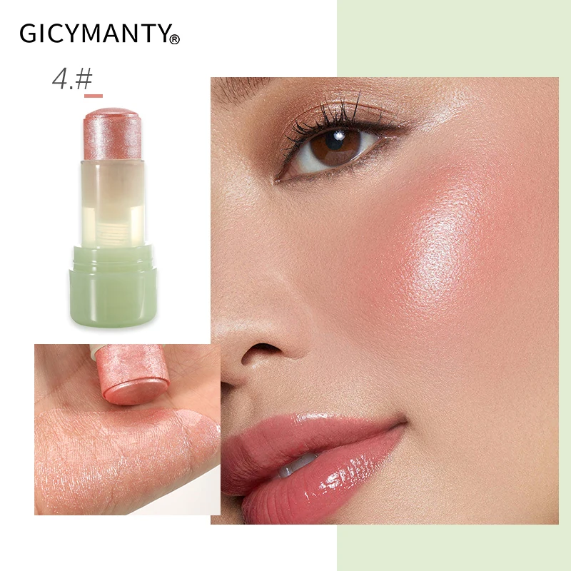 GICYMANTY Light Sense Multi-use Shimmer Stick Water Gloss Highlighter Portable Body Face Glow Shimmer Cosmetic Contouring