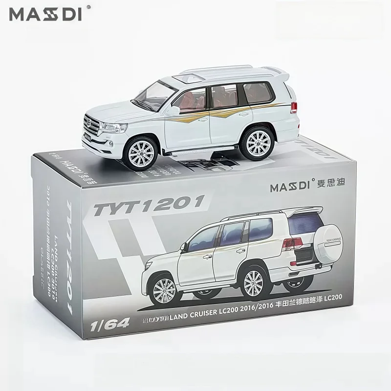 MASDI 1/64 Land Cruiser LC200 alloy off-road vehicle model