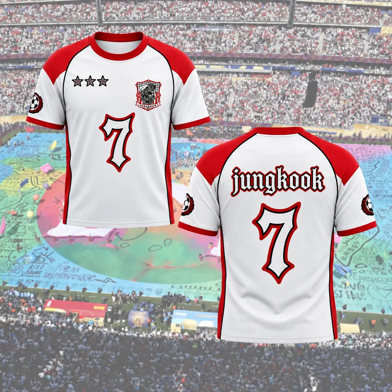 KPOP Fan Jersey T-Shirt 3D-Druck Kurzarm Unisex Streetwear Konzert Musikliebhaber Geschenk Lässiges Sport-T-Shirt Herren Damen Kleidung – Detail 8