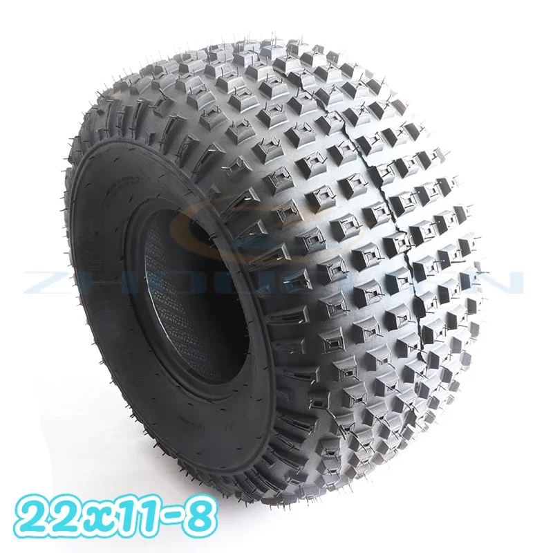 1 Piece Of 8 Inch 22x11-8 Particle Flower Tire Modified For Four-wheel ATV Lawn Bike Lawn Mower Mechanical Wheel Tire
