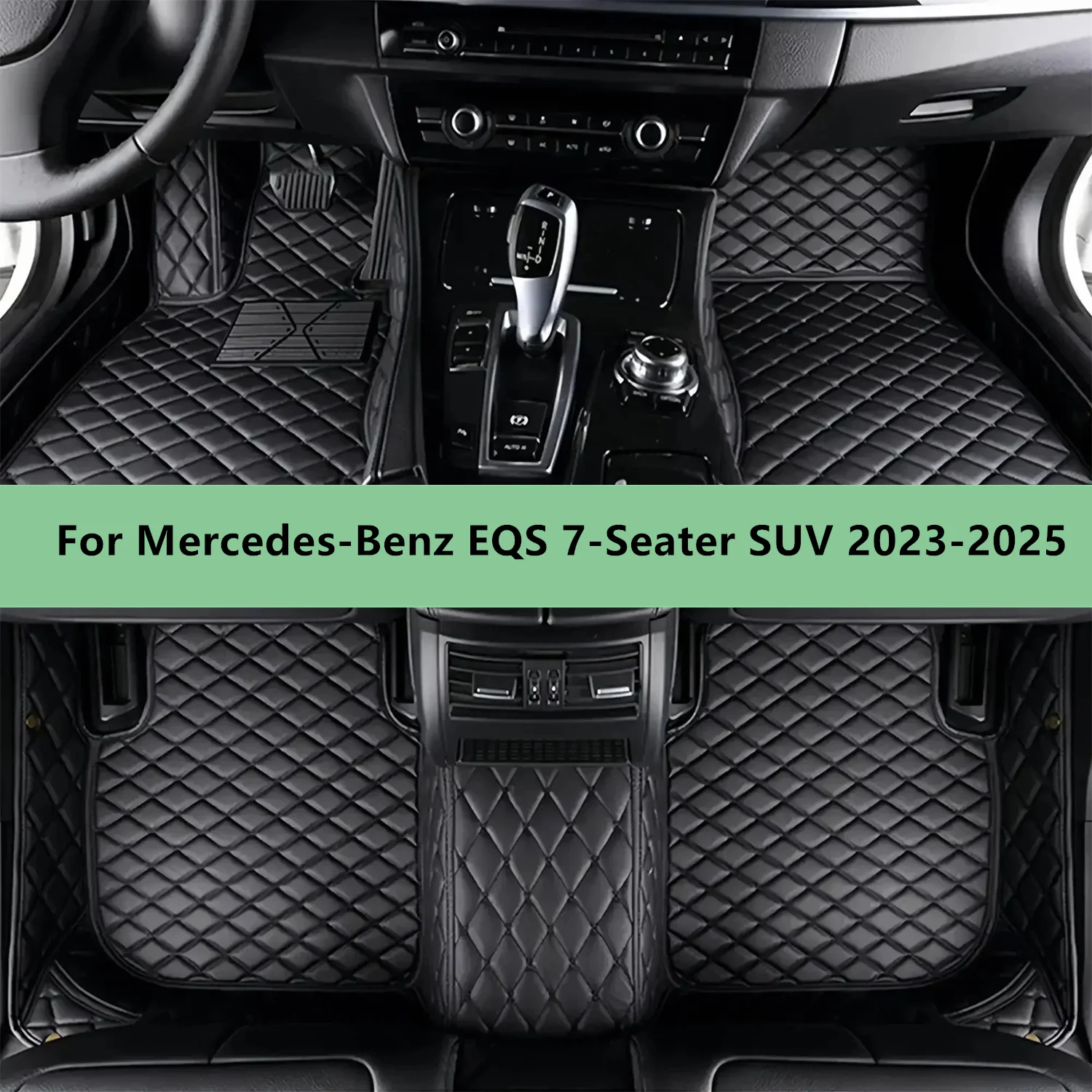

Car Floor Mats For Mercedes-Benz EQS 7-Seater SUV 2023-2025 Floor Mats for Men Women Car Interior Accessories