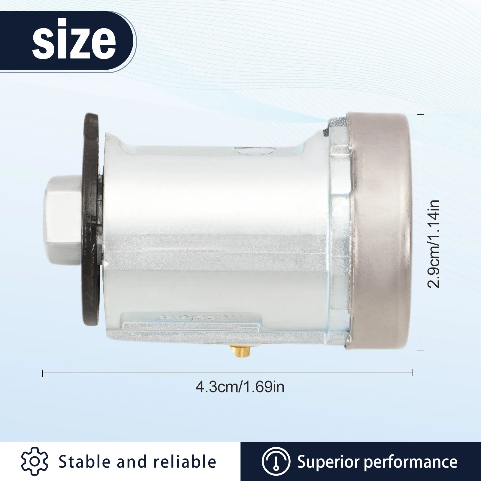 مفتاح إشعال قفل اسطوانة مع 2 مفاتيح للتركيز 2006-2011 الهروب 2008-2012 موستانج 2005-2014 C-42-197 707592 924-717 924-710 #5