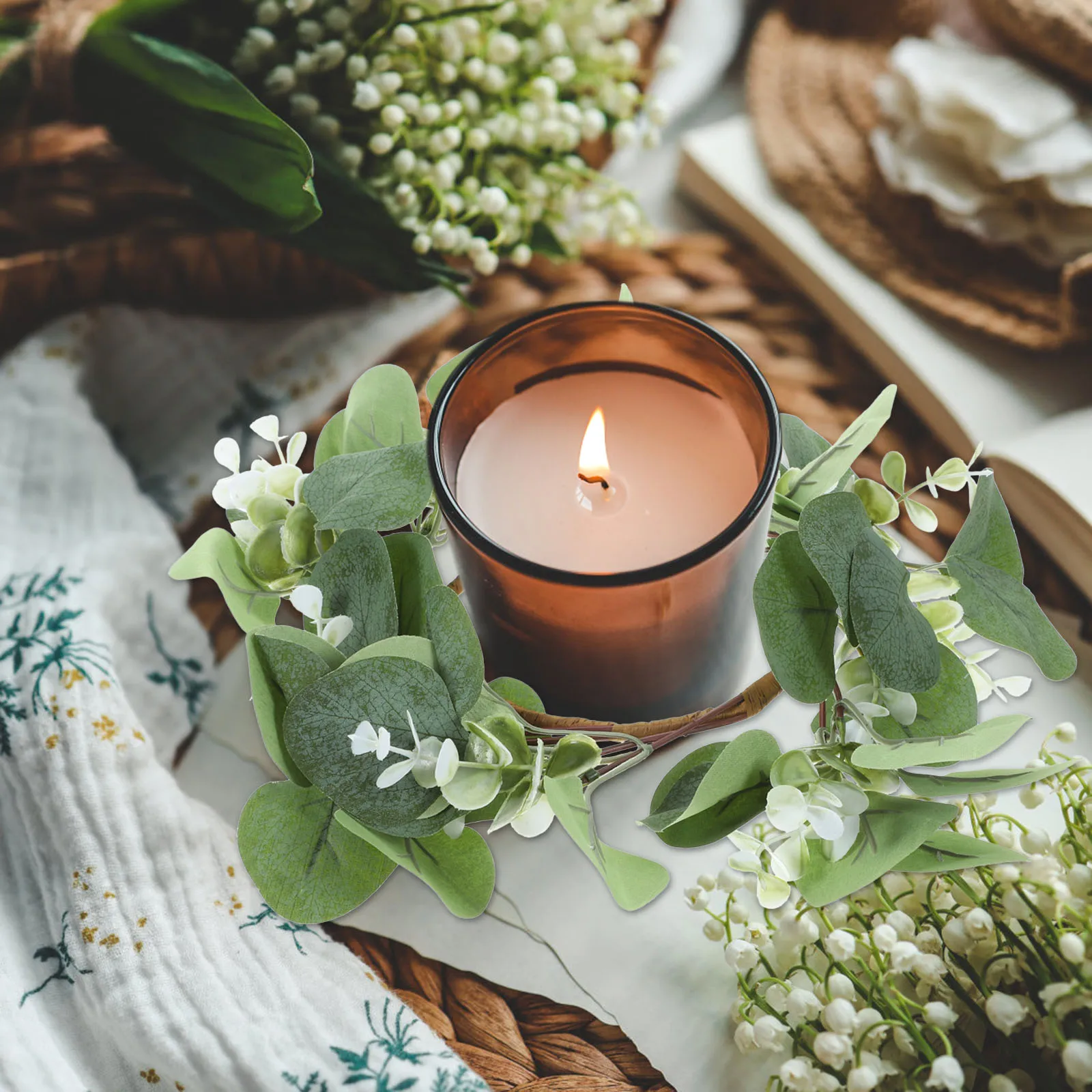 

Pillar Wreaths Eucalyptus Wreath Small Greenery Wreath Home Decor Mini Wreaths Eucalyptus Garlands