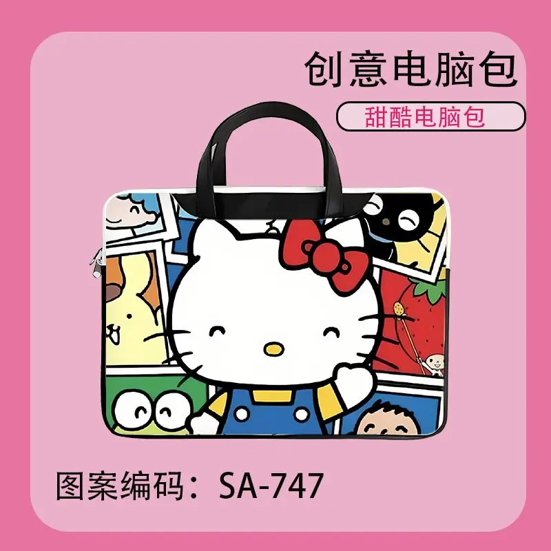 

НОВАЯ сумка для ноутбука Sanrio Hello Kitty, милый органайзер для планшета большой емкости, мультяшная сумка, чехол для ноутбука 12 дюймов, 13 дюймов, 14 дюймов, 15 дюймов, 16 дюймов, 17 дюймов