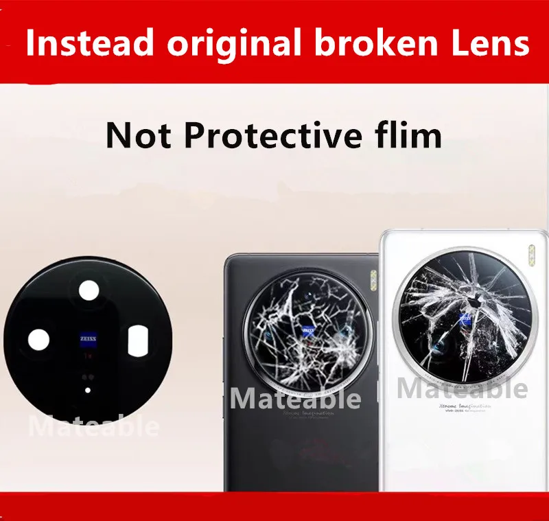 X100 X100Pro Camera Lens For Vivo X100 Pro Ultra X100S Camera Glass Housing Rear Back Lens Cover Repair Parts