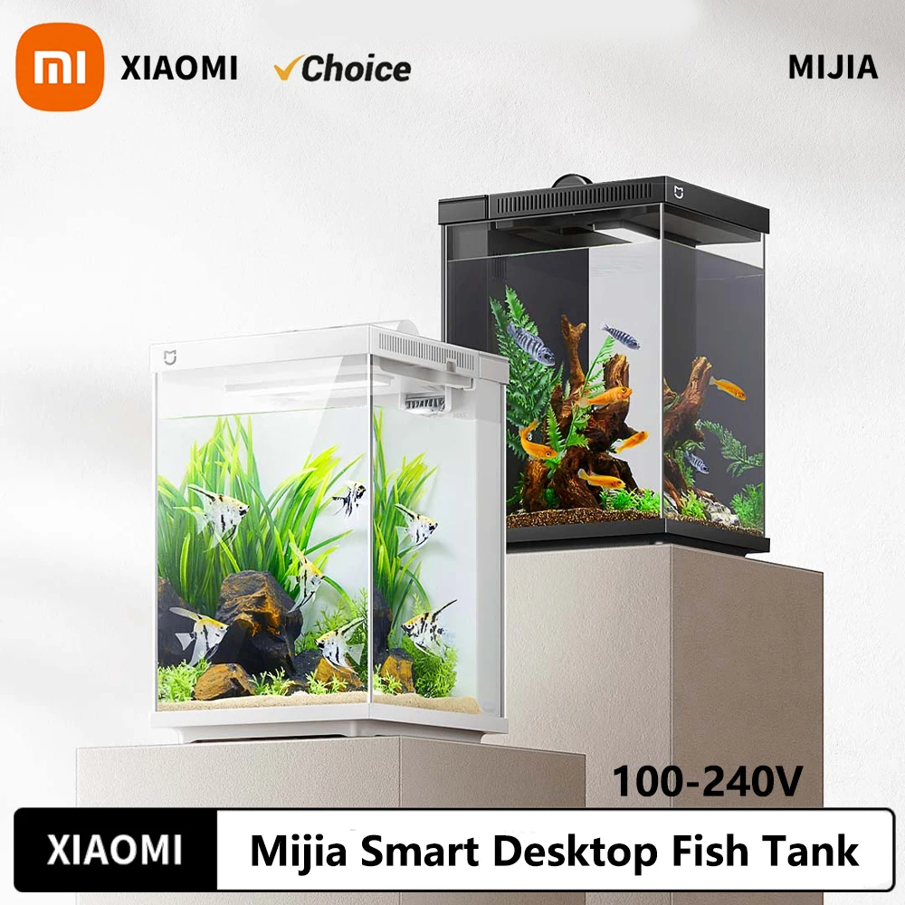 

Xiaomi Mijia Smart Desktop Aquarium 10L Smart Fish Tank App Control Feeding Pro Filtration Mi Home Compatible No Assembly CN