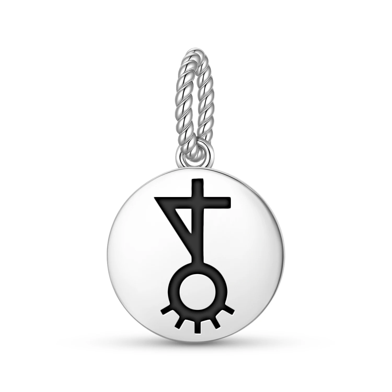 

Подвесной человек Таро из стерлингового серебра 925 пробы, подвеска из бисера «сделай сам», подвеска для браслета, ювелирные изделия, подарок