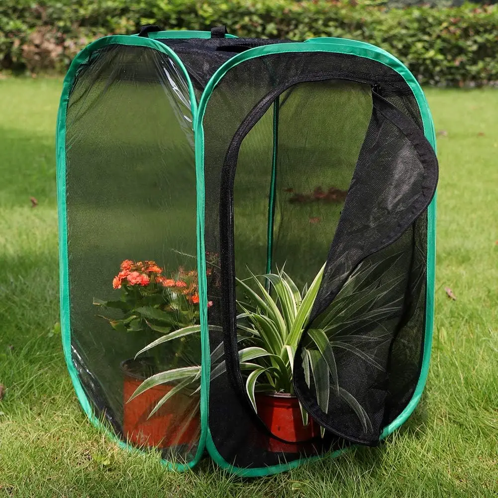 

Monarch Butterfly Habitat Cage,Insect Mesh Cage,Pop-up Collapsible Plant Seedling Cultivation Box,Outdoor Mesh Plant Enclosure