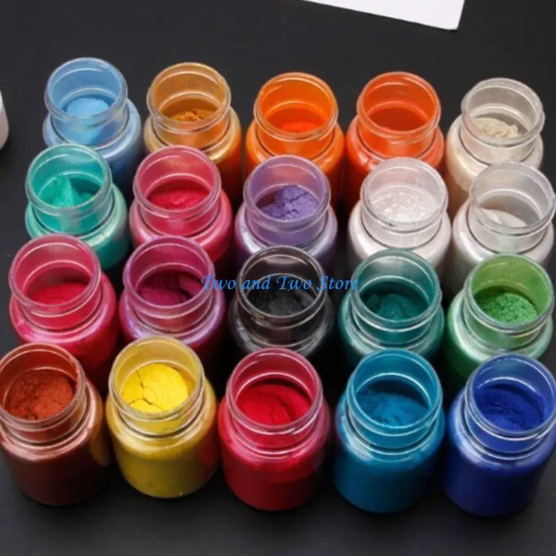 HX6F Cosmetic Pearlescent Natural Mica Mineral Powder Epoxy Resin Dye Pearl Powder